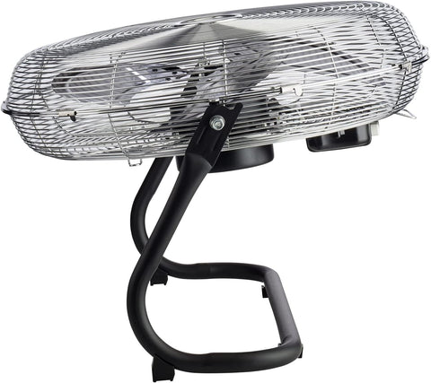 Bimar Ventilatore Turbo da Pavimento e Muro, Elica Ø 45cm con 3 Pale in Alluminio, Ventilatore da Terra a 3 Velocità, Orientabile Alto Basso, Kit Installazione Murale Incluso, 100W